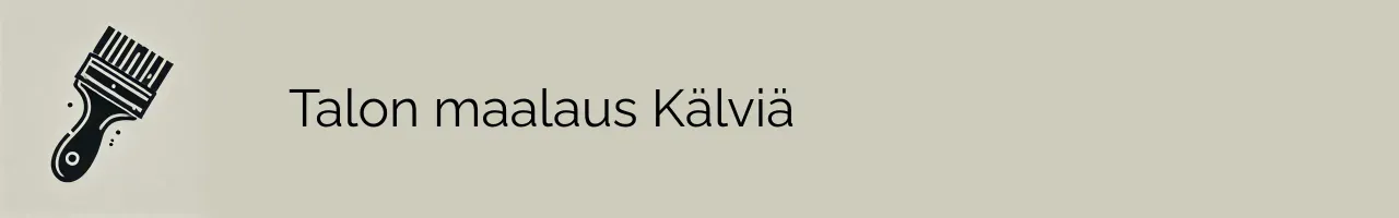 Talon maalaus Kälviä